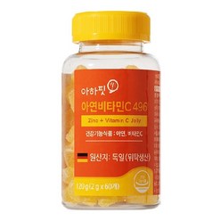아하핏 아연 비타민 C 젤리 60p, 1개, 120g