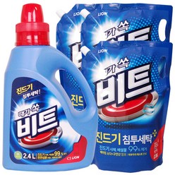 비트 액체세제 일반용 용기+리필*3개, 1개, 8.4L