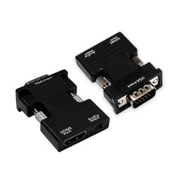 HDMI TO VGA RGB D-SUB 컨버터 변환 젠더 케이블 jc04 hdmi젠더 _ 6501209EA, $ 본상품선택