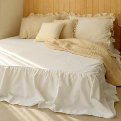 바자르 소이 광목 숏 침대스커트 프릴형 2color