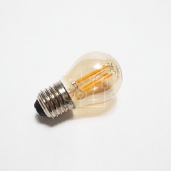 LED 에디슨 전구 COB 인치구 G45, 전구색, 1개