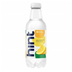 힌트 Hint Water Lemon 16oz 12pk 힌트워터 0칼로리 레몬 474ml 12개, 1개