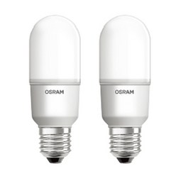 오스람 LED 스틱 전구 램프 7W 9W 10W 12W (2개 묶음), 2개, 9W (840) 백색(아이보리빛)