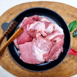 [당일출고] 한돈 돼지고기 잡육 뒷고기 자투리고기 막고기 찌개용 소분포장 냉동 더예쁜한우, 잡육 1200g (600gx2ea), 1개
