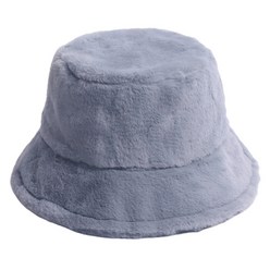 여성 겨울 퍼지 봉합 버킷 모자 모자 이어 따뜻한 짧은 챙 껍질 선 스크린 둥근 탑 두껍게 바람 방향 포장 가능한 어부 모자