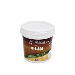 KCC정품 숲으로바니쉬 0.9L 유광 친환경 목재용 수성 니스, 1개