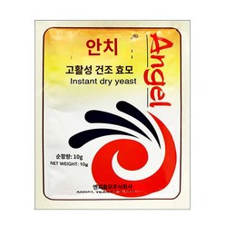 중국식품 제과제빵용 발효 효모 가루 엔젤 이스트 안치 효모 15g, 엔젤효모 10g*5봉지