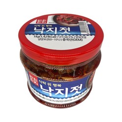 반찬단지 낙지젓 1kg(용기포장), 1개, 1kg