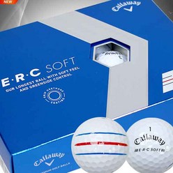 [캘러웨이] 2023 ERC 소프트 트리플트랙 골프공[화이트] 당일발송, ERC 골프볼 (화이트), 화이트, 1개, 1개
