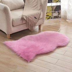 양털러그 흰색 인공 양모 카펫 의자 영역 푹신한 바닥 매트 홈 거실 침실