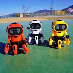 춤추는 우주탐사 문어 로봇 전사 옥토퍼스 옥토봇 led 멜로디 스파이더 장난감 선물, 흰색 문어 로봇, 흰색