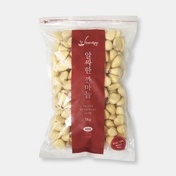 [영흥농산]23년산 황토랑 남도마늘 깐마늘 (대 1kg) 지퍼백포장, 1개