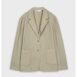 미쏘 여성용 테일러드 일자핏 싱글 재킷