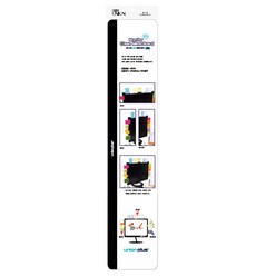 [D1-8809464936809] [유니온플러스 unionplus] 모니터 메모보드(MM40) MM-40 400x80mm/아크릴2T 1개