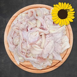 건강바라기 국내산 생 닭껍질 닭스킨 닭껍데기 1kg, 1개