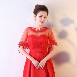 웨딩드레스 신부 웨딩 드레스 숄 여름 들러리 작은 케이프 원 한국어 스타일