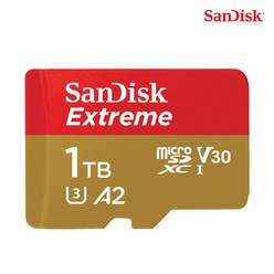 샌디스크 익스트림 마이크로 SDXC 메모리카드 SDSQXA1, 1024GB