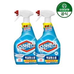 유한락스 욕실청소용 대용량 용기 600ml, 1개