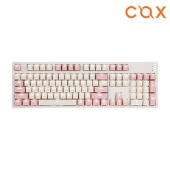 콕스 COX CY104 게이트론 기계식 키보드 핑크 (갈축)