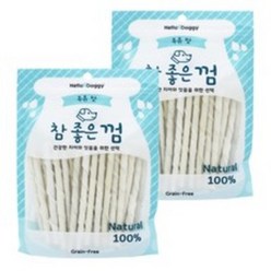 헬로도기 강아지 참좋은껌 45p, 우유맛, 2개입