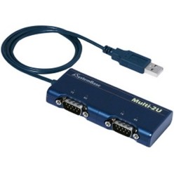 [시스템베이스] 시스템베이스 USB 2.0 to RS232 변환 2포트 [MULTI-2/USB RS232]
