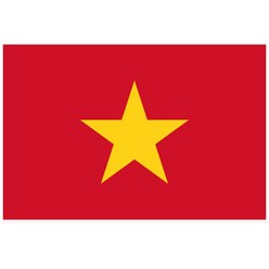 90x60 중형 베트남 국기 vietnam flag, 1개, 네이비