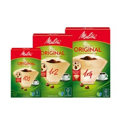 밀리타(Melitta) 커피필터 커피여과지/오리지날/1X2/1X4/100, 100