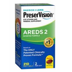 바슈롬 PreserVision 아이비타민 미네랄 AREDS2 Formula Supplement 210정, 1개