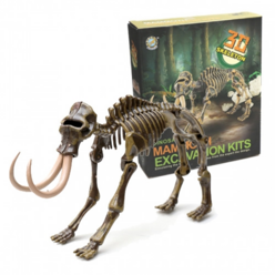 [오꿈] 공룡화석발굴 놀이 키트 뼈발굴 장난감, A 05 맘모스 505, 1