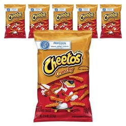 치토스 오리지널 크런치 치즈맛 Cheetos Crunchy Cheese Snacks, 77.9g, 6개