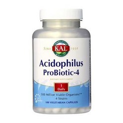 [KAL 칼] 애시도피러스 프로바이오틱-4 5억 유산균 100 베지캡슐