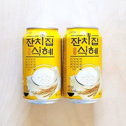 롯데칠성음료 잔치집식혜, 340ml, 22개
