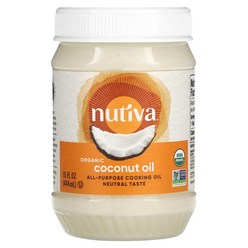 Nutiva (누티바) 코코넛오일 정제 444ml(15fl oz), 443.6 ml