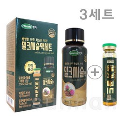 한미 밀크씨슬액세트 (밀크씨슬액 100ml+메가골드 20ml)/한미/밀크씨슬/액상/숙취해소 음료 드링크, 3세트