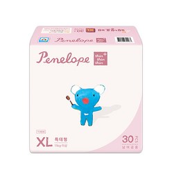 페넬로페 씬씬씬 플러스 밴드기저귀 공용, 특대형(XL), 30매
