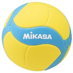 미카사 MIKASA 스마일 배구공 4호(초등학생 중학생용) STPEV4W-YSBL, 옐로우/블루