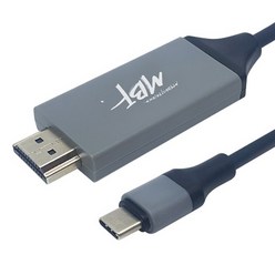 [MBF]엠비에프 USB C To HDMI 케이블 2M 4K 30HZ, MBF-C2H2
