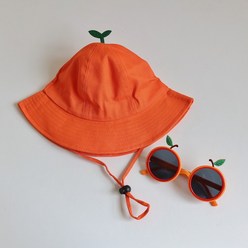 쇼즐 제주도 여행 준비물 감귤 시리즈 모자 & 선글라스