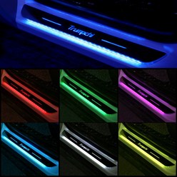 자동차 무드등 스펙트럼 LED 무빙도어스커프 4pcs, Buick 전용