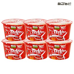 칠갑농산 매운 국물 떡볶이 292g x 6개 / 컵떡볶이, 상세페이지 참조, 상세페이지 참조, 상세페이지 참조