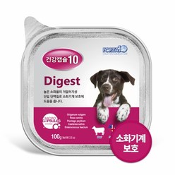 포르자10 건강캡슐10 강아지 기능성 주식캔 간식캔 100g 5종(1BOX)16개입, 1개, 소화(Digest)X8개