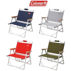 콜맨 컴팩트 폴딩체어 (4가지 색상) 캠핑 로우체어 접이식 의자, 카키(올리브), 1개