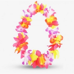 하와이 꽃목걸이 파티 훌라 목걸이, 하와이안파티꽃레이목걸이