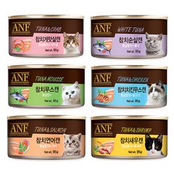 ANF 캣 에이앤에프캔(ANF CAN) 95g 고양이 습식캔-종류별, 참치무스, 1개