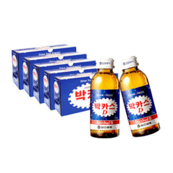 동아제약 박카스 D 디 100ml 10병 박하스 바카스 박가스 약국정품 육체 피로 회복 체력 저하 식욕 부진 에너지 건강음료 파손방지이중포장 회사 사무실 탕비실 간식 박하스 선물용, 1박스