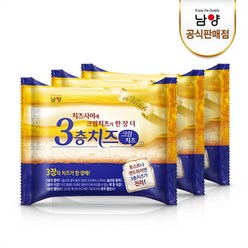 [남양유업] 남양 치즈사이에 두근두근 크림치즈 7매x3개(21매), 선택:크림치즈 224gx3개 21매, 선택:크림치즈 224gx3개 21매, 224g