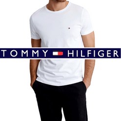 이것이 정품이다 Tommy Hilfiger 반팔 커플 베이직 티셔츠 커플티 T3139