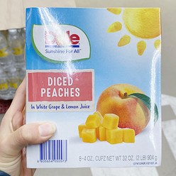 DOle 컵복숭아 113gx8입 x 1개, 113g