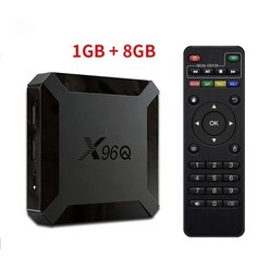 TV 셋톱 박스 스마트 수신기 OTT X96Q-스마트 안드로이드 10 tvbox Allwinner H313 2.4Ghz 와이파이 3D 4K 2G16GB 미디어 플레이어 X96 q, 01 5pcs 1GB 8GB_03 영국 플러그