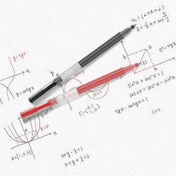샤오미 젤리펜 볼펜 세트 10pcs 블랙 레드 0.5mm 사무 학습용 Xiaomi Pen, 10개